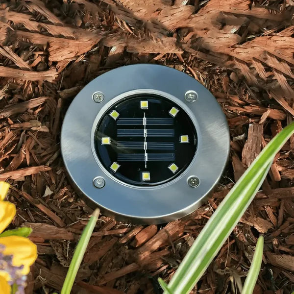 EcoGlow™ Pack 4 luces solares Automáticas de jardín