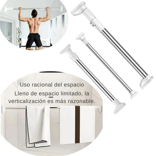 FlexiHang™ Barra Telescópica para Ropa – OFERTA 2 X 1 Hasta agotar stock