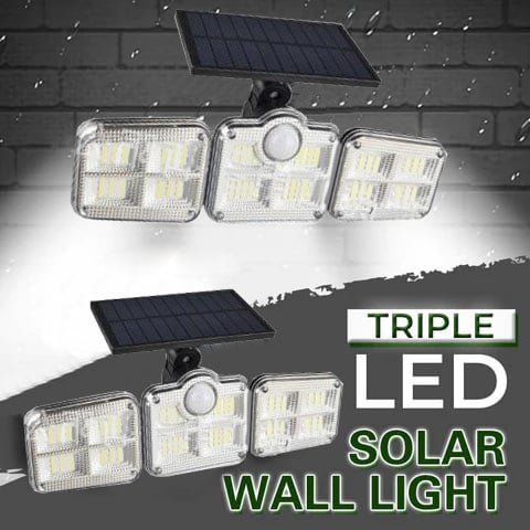 Light 3 solar TM° LAMPARA SOLAR 3 FOCOS