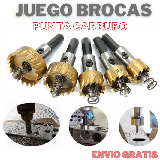 Juego de brocas para metal Alto Rendimiento