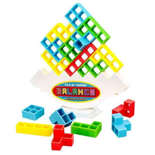 Build&Balance®🧩 Juego familiar Tetris  + 16 bloques Gratis